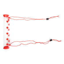 30cm Transparenter horizontaler Röhrchen-Vogelspender PVC aufgehängt Hummelschwanz-Futterspender