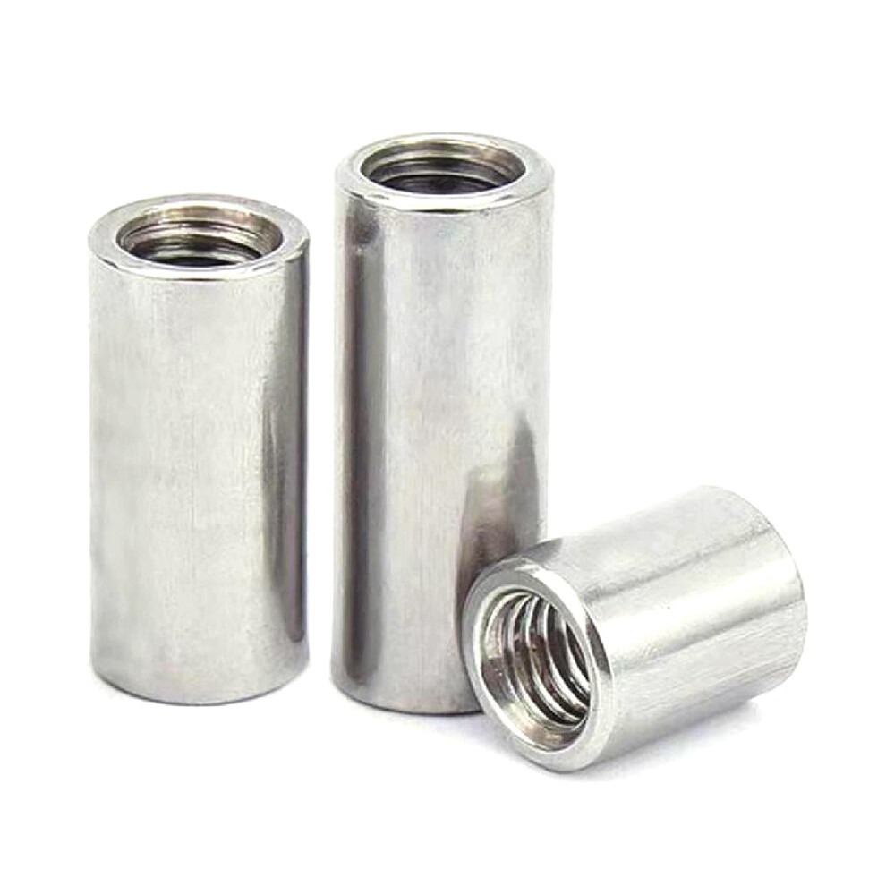 Doppelkã¶Pfiges Innengewinde Zylindrische Rundmutter M10 Edelstahl Verbindungsbolzen 5 Stã¼Ck 14Mm X 25Mm M3-M12 6947110816821