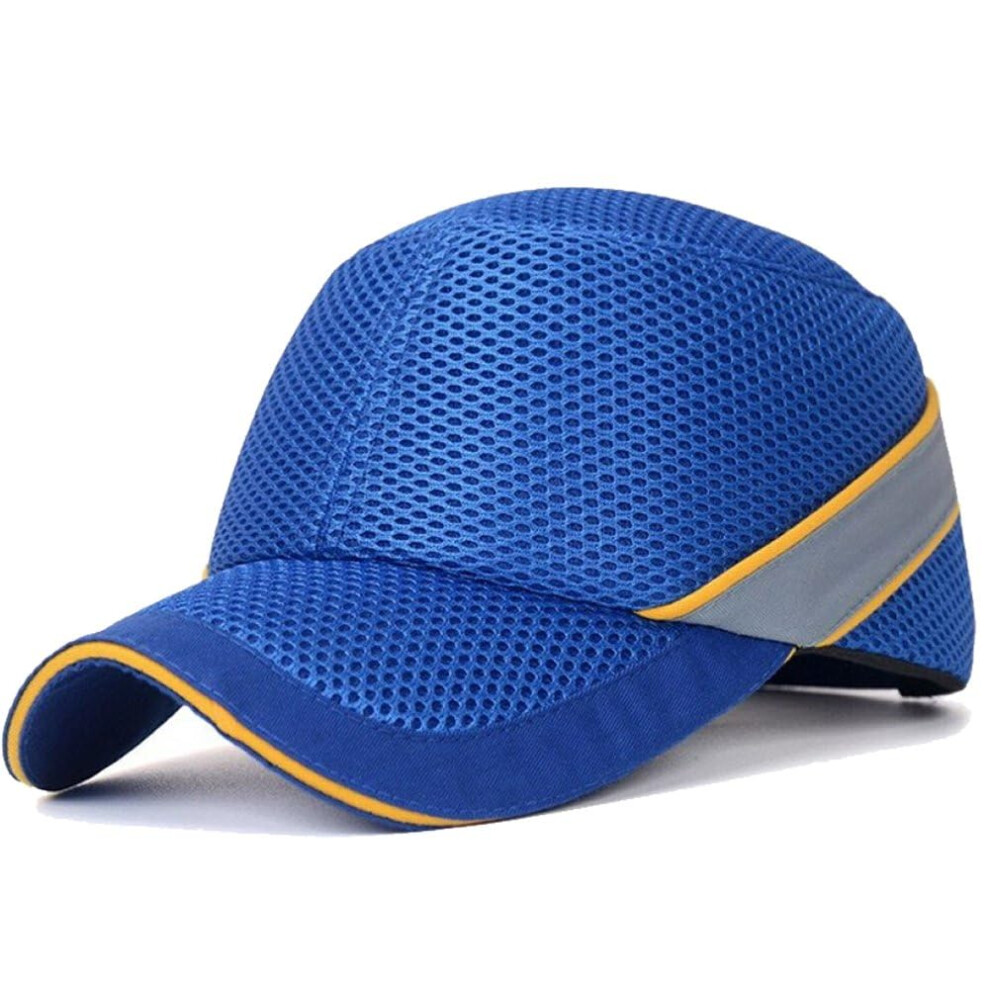 Work Safety Bump Cap Baseball Cap Style Blue Mesh Protective Helmet For Factory And Shop Head Protection 6947110817309