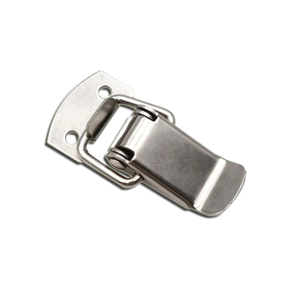 Stainless Steel Spring Buckle Hasp Latch Tool Box Lock For Iron Wooden Boxes, 304 Stainless Steel, Industrial Clasp 6038364952363