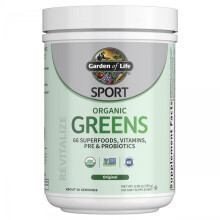 Garden of Life Sport Greens and Superfoods Powder Unflavored 30 Servings