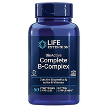 Life Extension BioActive Complete B Complex 60 Veg Caps