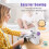 Multifunction Mini Handheld Electric LED Sewing Machine Desktop Home 10