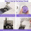 Multifunction Mini Handheld Electric LED Sewing Machine Desktop Home 11