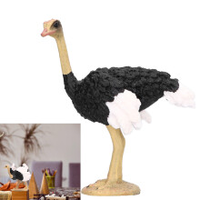Ostrich-Modell Hochsimuliertes Wildtier-Figurine PVC Lehrrequisit