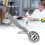 Vielseitiger 7 cm Eiscremeschaufel Greifer mit stilvollem grauem Griff 1