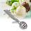 Vielseitiger 7 cm Eiscremeschaufel Greifer mit stilvollem grauem Griff 12