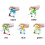 Finger Scooter Toy Set Durable Easy to Play 9