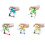 Finger Scooter Toy Set Durable Easy to Play 10