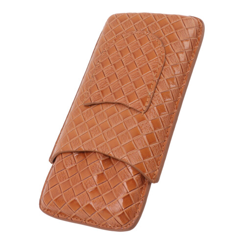 3 Sticks Portable Cigar Case Leather Cigar 2