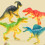 Pull Back Dinosaur Airplane Track Toy Children 7