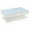 Modern White Coffee Table Tempered Glass Side 5