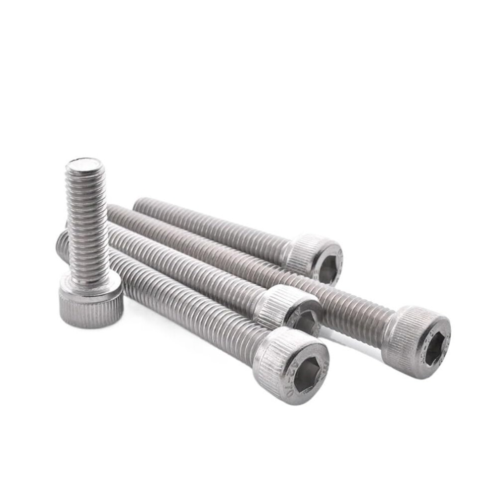 Metal Screws Pack of 5 M10 M12 Hexagon Socket Allen Screws 304 Stainless Steel 100 mm Length-image-OPC-PK7GDWZ-NEW