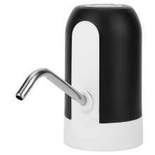 Pompe USB pour bouteille d'eau 1200mAh 130x70mm argent