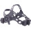 Replacement Head Cover for Welding Helmets with Adjustable Headband, Double-Strut Forehead Band, Black-White Padding 4