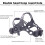 Replacement Head Cover for Welding Helmets with Adjustable Headband, Double-Strut Forehead Band, Black-White Padding 3