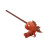 70cm Height Plush Horse Stick Toy Cute Expression 9