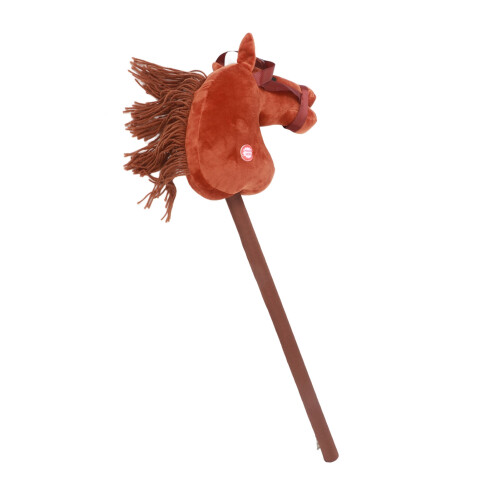 70cm Height Plush Horse Stick Toy Cute Expression 2