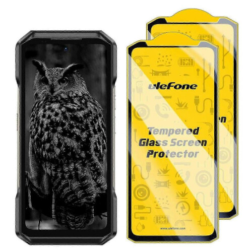 (For Ulefone Armor 27) 2pcs / Pack Ulefone 9H HD Anti Fingerprint Tempered Glass Screen Protector