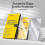 (For Ulefone Armor mini 20) 2pcs / Pack Ulefone 9H HD Anti Fingerprint Tempered Glass Screen Protector 3