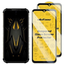(For Ulefone Armor 22) 2pcs / Pack Ulefone 9H HD Anti Fingerprint Tempered Glass Screen Protector