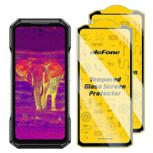 (For Ulefone Armor 27T) 2pcs / Pack Ulefone 9H HD Anti Fingerprint Tempered Glass Screen Protector