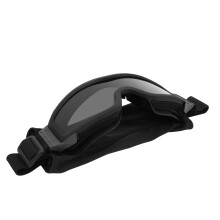 Motorrad-Anti-Beschlagbrille, Staubdicht, Winddicht, 20,1 cm, Schwarz/Gelb