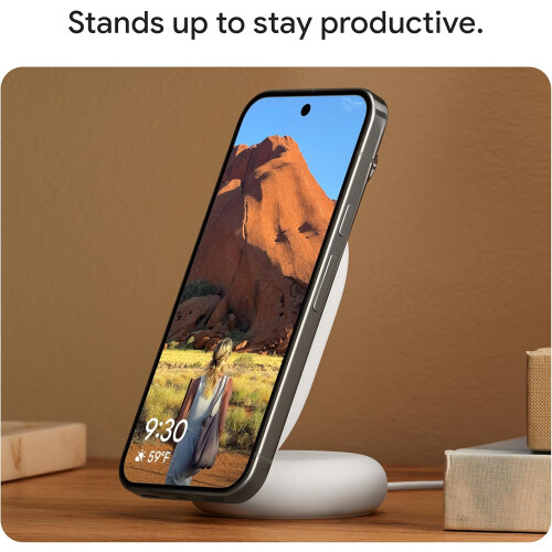 Google Stand met Qi2 inductielader Wit 1