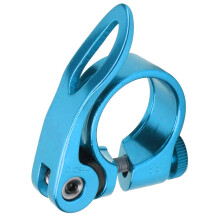 Robuste blaue 28,6 mm Aluminium-Sitzrohrklemme - Eloxiert & Einfach zu installieren