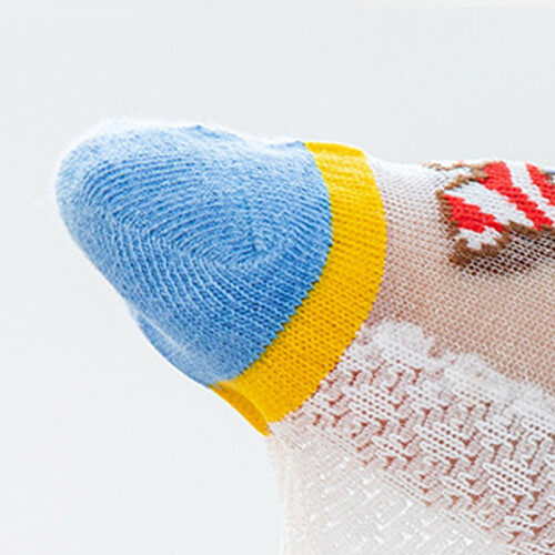 Transparent Socks Mesh Breathable Cartoon 1