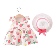 Baby Girls Sling Dress Bow Sleeveless Halter