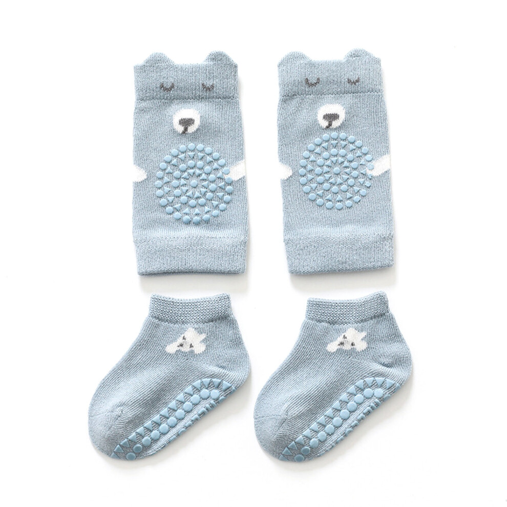 Baby Knee Pads Socks Set Soft Cotton Prevent Slip-image-OPC-PK7GPRD-NEW