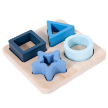 Kids Shape Sorter Toy Wooden Geometry Matching