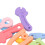 8Pcs Silicone Baby Teether Toys Soothe Babies Sore 15