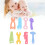 8Pcs Silicone Baby Teether Toys Soothe Babies Sore 11