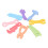 8Pcs Silicone Baby Teether Toys Soothe Babies Sore 10