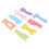 8Pcs Silicone Baby Teether Toys Soothe Babies Sore 3