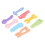 8Pcs Silicone Baby Teether Toys Soothe Babies Sore 6