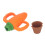 Baby Food Fruit Feeder Cute Carrot Shape Bite 3