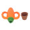 Baby Food Fruit Feeder Cute Carrot Shape Bite 2