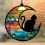 Cat Memorial Suncatcher Stained Glass Window 12