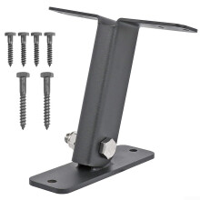 Pergola Roof Riser Brackets Adjustable Stainless Steel Support Hardware for Wood Patio Pergola Beam Mounting Kit (Pack of 1)
