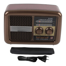 Portable AM FM SW Radio with Bluetooth Speaker