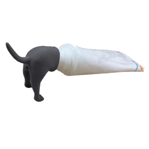 Pooping Dog Butt Toothpaste Topper Screw Cover 1
