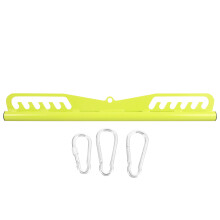 1Set Green Iron Bicep Tension Rod Pull Down Bar for Home Gym Fitness