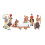 10Pcs Cowboy and Indian Action Figures Strong 8