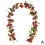 (A) Artificial Tulip Garland Spring Garland Easter Decorations W/ Flower Green 5