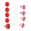 4Pcs Gravity Chicken Feeder Rainproof Auto Feed 9