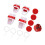 4Pcs Gravity Chicken Feeder Rainproof Auto Feed 8