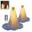 (2pcsC, C) Porch Ghost with Mesh Screen,create a spooky atmosphere at night, bring mystery 1